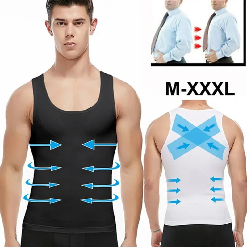 Mens Body Shaper Undershirts